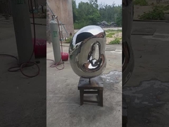 kleine Gartenskulptur des Edelstahls, 1.0m Höhen-Innenverzierungen für Hotel