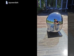 Moderne kleine Edelstahlskulpturen zur Innendekoration