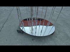 Poliertes Edelstahl Abstrakt Frosch,Tier Gartenornamente