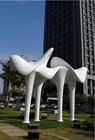 Allgemeine Kunst-Metallskulptur-Edelstahl im Freien für Piazza-Dekoration