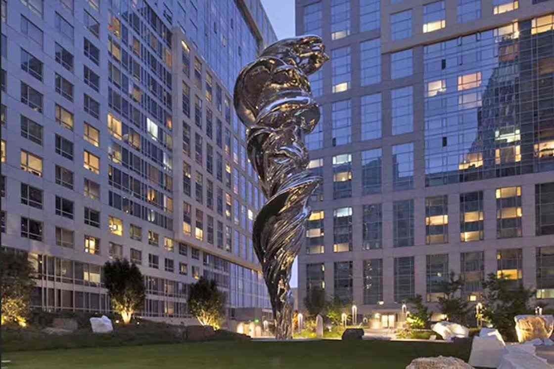 Polieredelstahl-Skulptur Venus 28 Meter-Höhe für Piazza-Dekoration