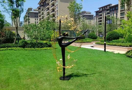 Moderne kupferne Skulptur im Freien für Garten-Dekoration